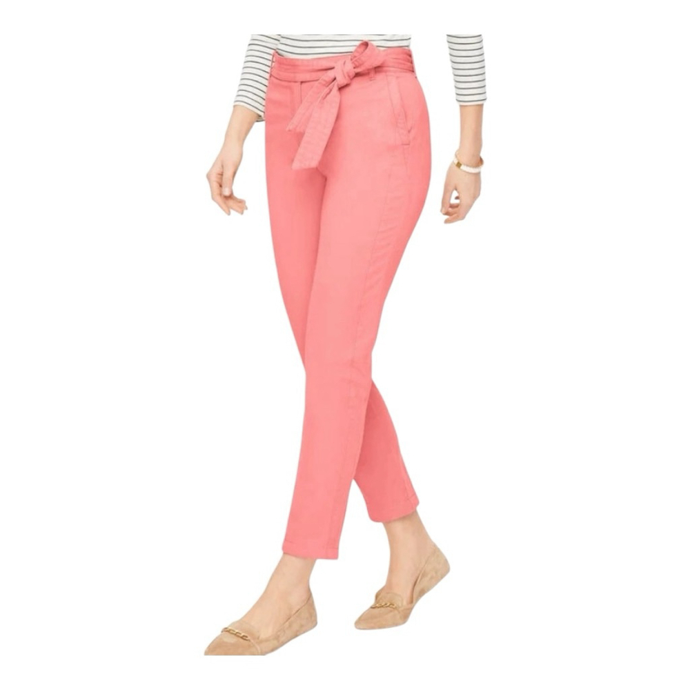 Talbots Pink Chino Ankle Pants Size 6
